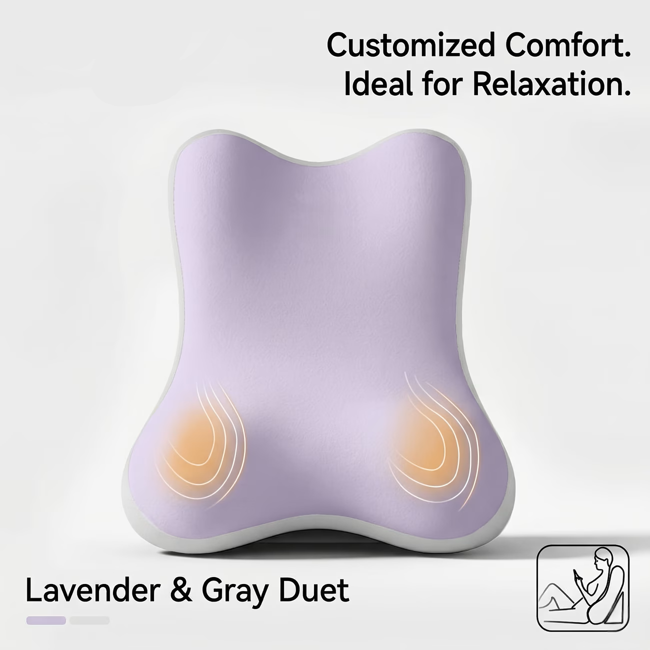 Adjustable Bed Wedge Reading Pillow - Image 2